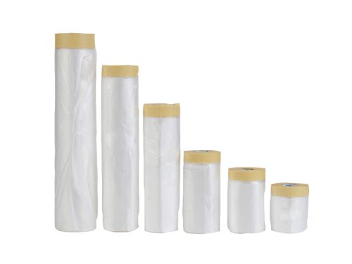 MASKING FILM ROLL, PRE-TAPED (550MM X 33M)