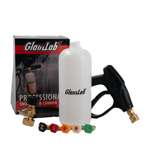 GlanzLab Professional Snow Foam Cannon, 1L (FR HIGH PRESSURE HOSE)