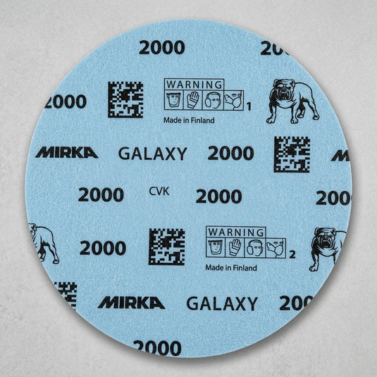 MIRKA GALAXY VELCRO SANDING DISC PLAIN 150MM