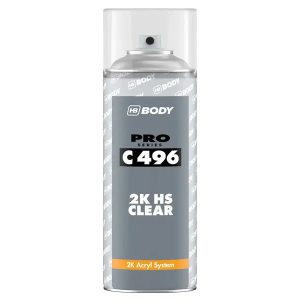 HB BODY C496 2K HS CLEAR COAT – 400ML AEROSOL